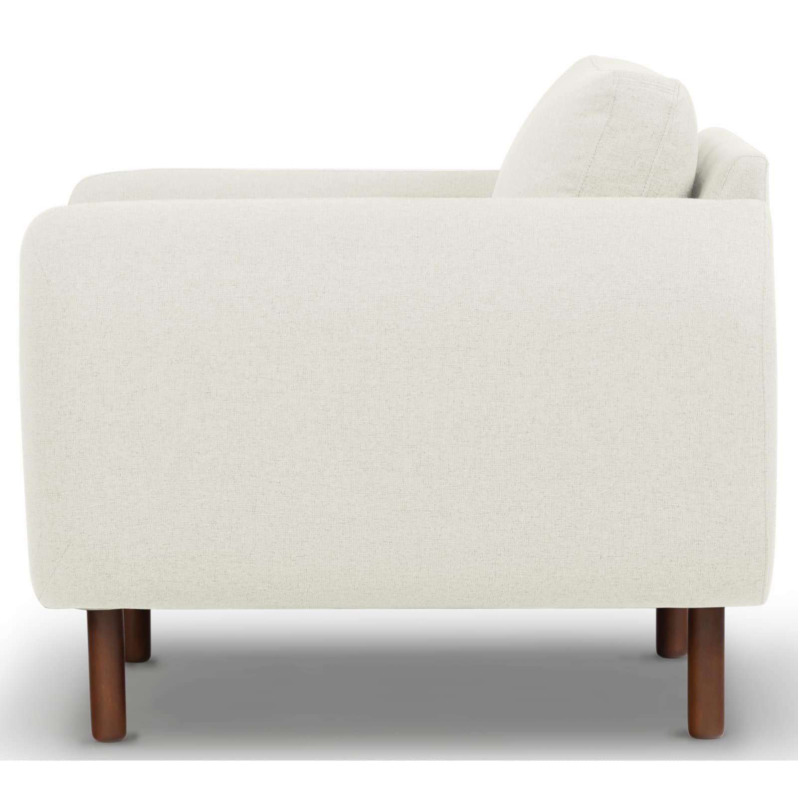Basketweave Armchair With Round Arms
