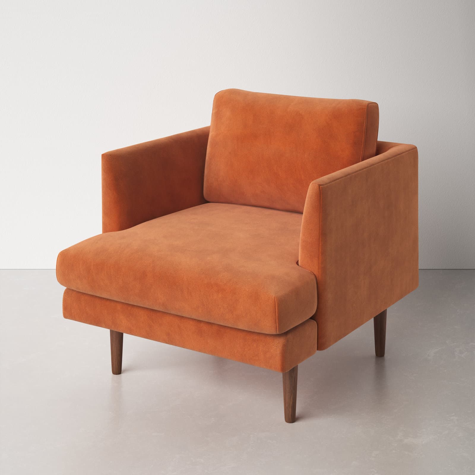 Armchair With Recessed Arms