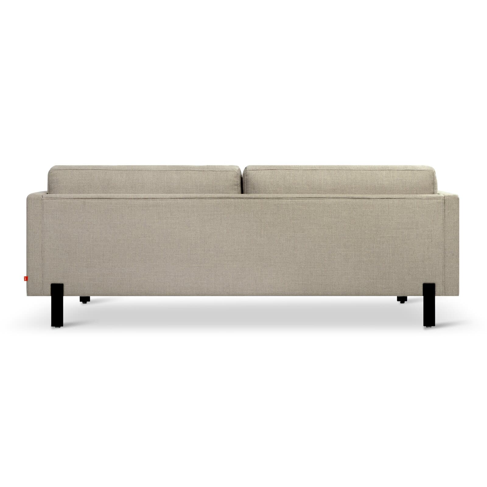 Polyester Blend Loveseat With Square Arms