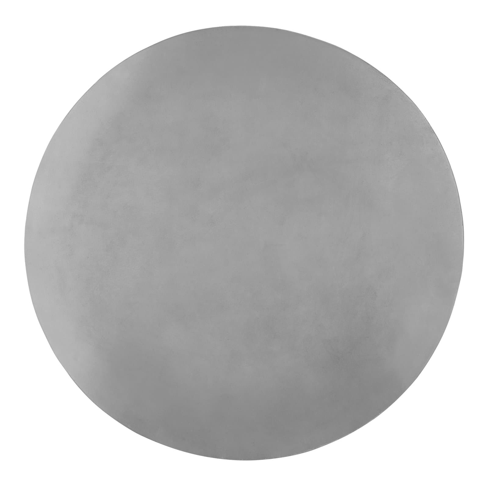 Round Coffee Table With Concrete Top And Concrete Base
