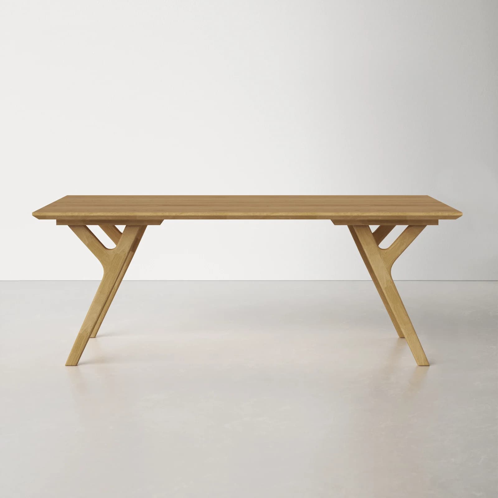 Rectangular Coffee Table With Manufactured Wood Top And Solid Wood Base