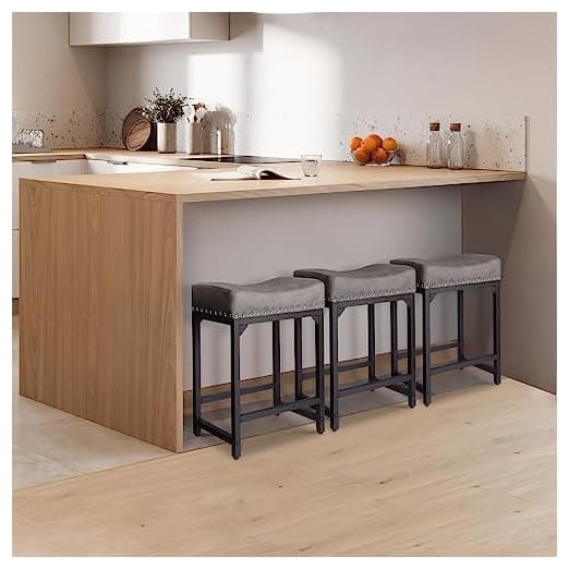 FLYZC Counter Height Bar Stools Set of 4