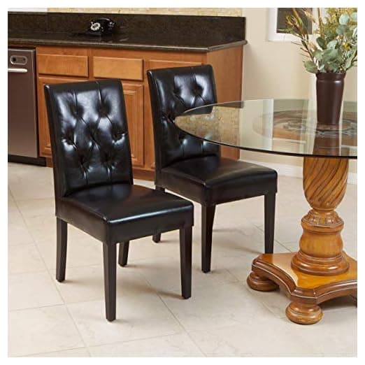 Christopher Knight Home Gentry Bonded Leather Dining Chairs