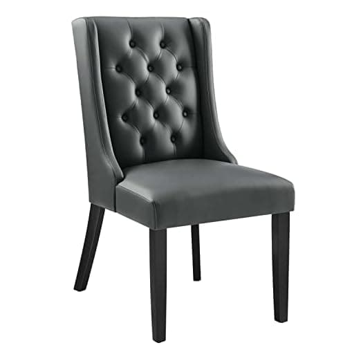 Modway Baronet Button-Tufted Vegan Leather Parsons Dining Chair