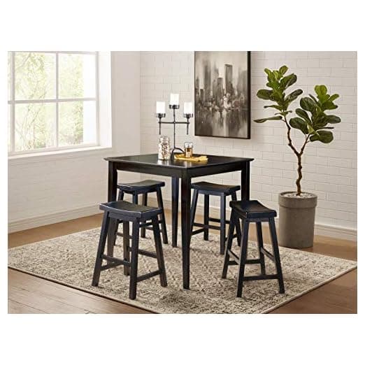 Lexicon Victoria Saddle Wood Bar Stools (Set of 2) – alternate view