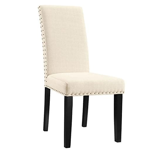 Modway Parcel Upholstered Fabric Parsons Dining Side Chair 