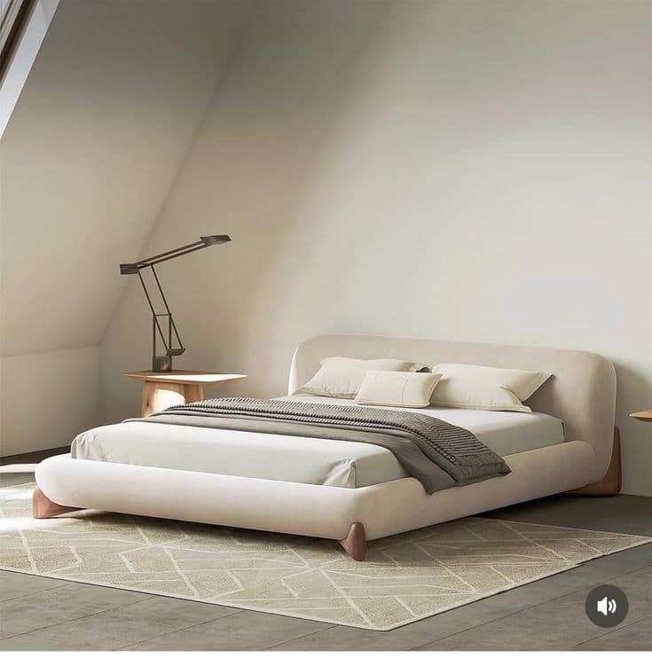 Curva Boucle King Size Bed – alternate view