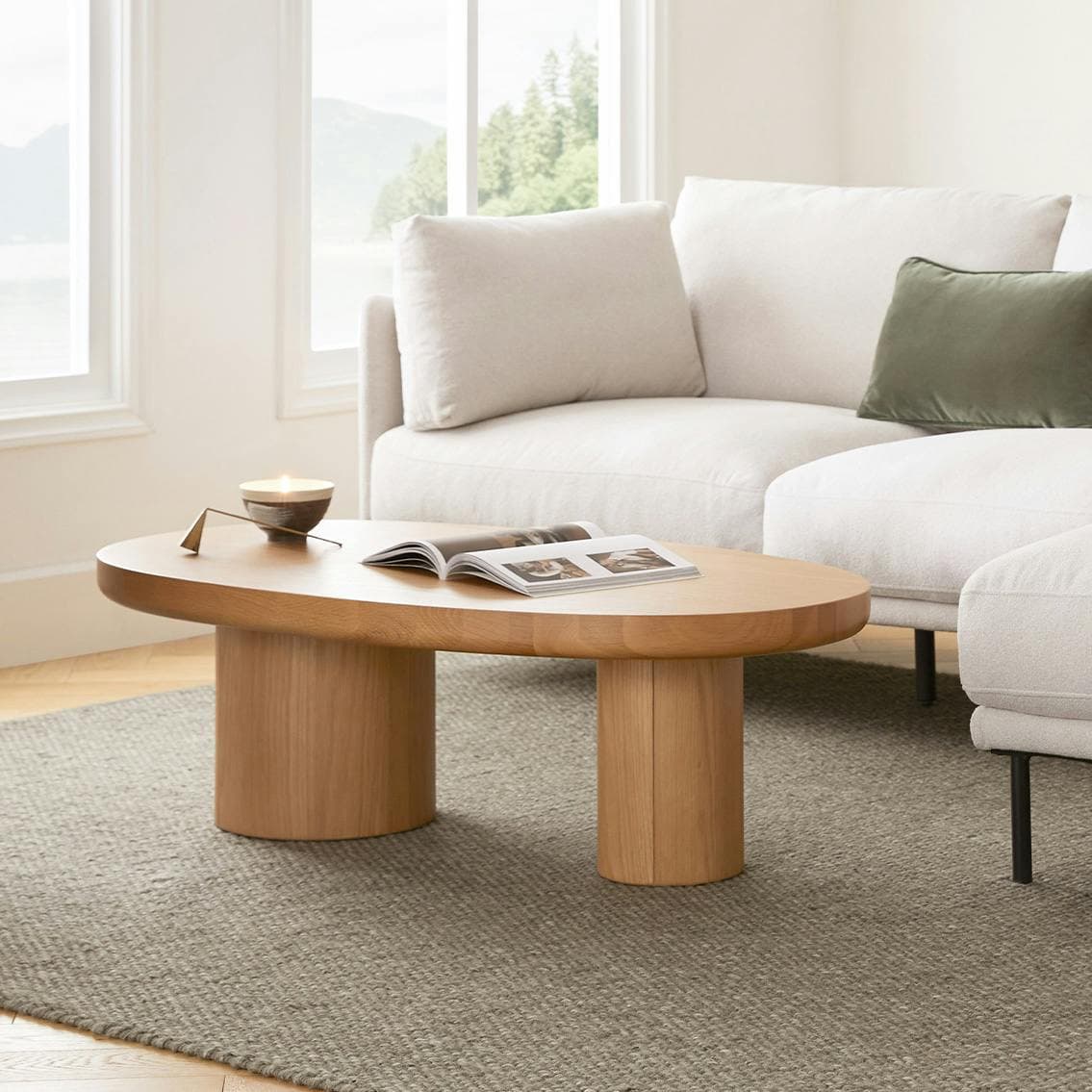 Baarlo 46" Coffee Table - Oak