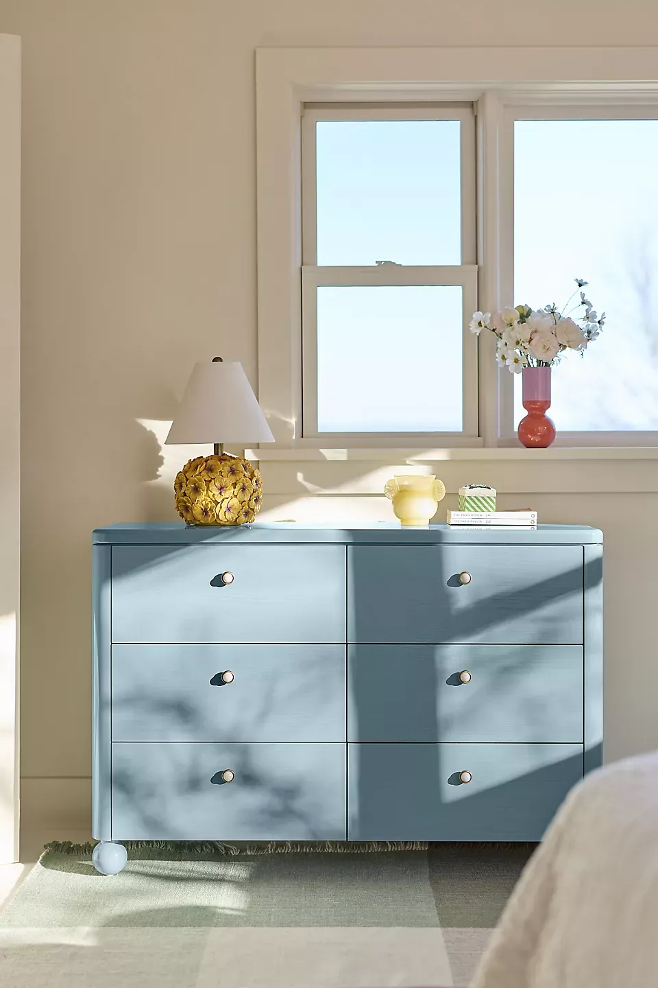 Lacquer Six-Drawer Dresser – alternate view