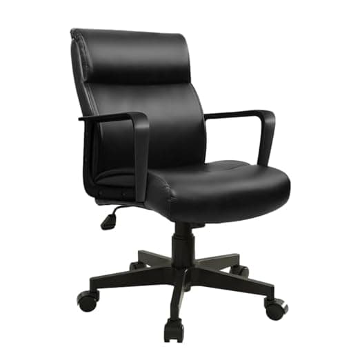 Black Leather Office Chair
